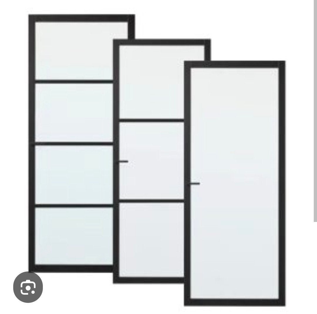 Staal look binnendeur, Doe-het-zelf en Verbouw, Ophalen, 80 tot 100 cm, Binnendeur, Nieuw