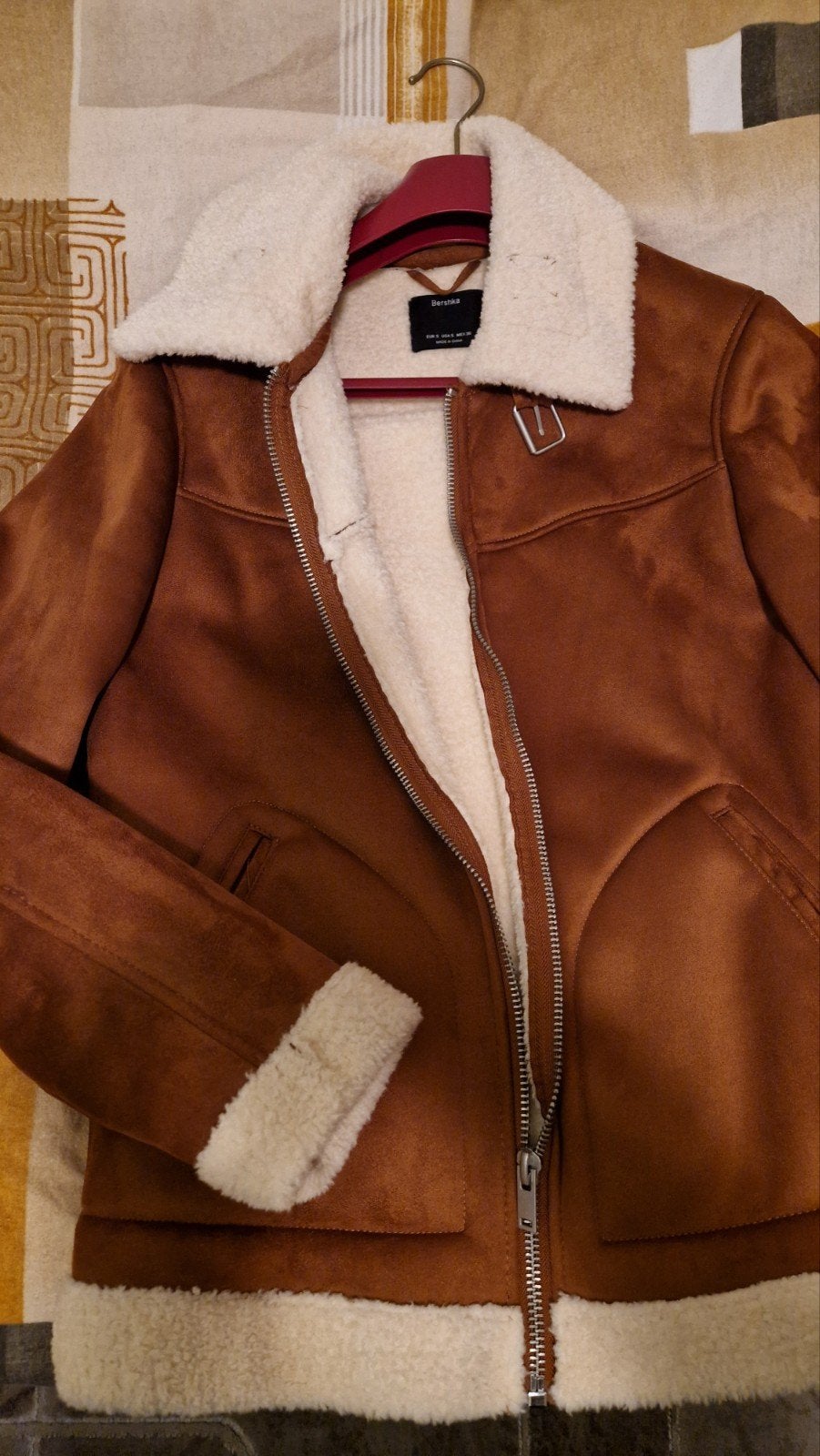 Nieuwe Bershka Jas maat S, Kleding | Dames, Bruin, Nieuw, Maat 36 (S), Bershka