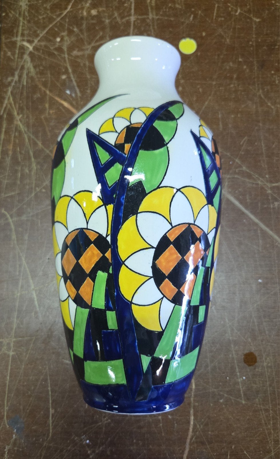art deco Charles Catteau vaas, Ophalen of Verzenden