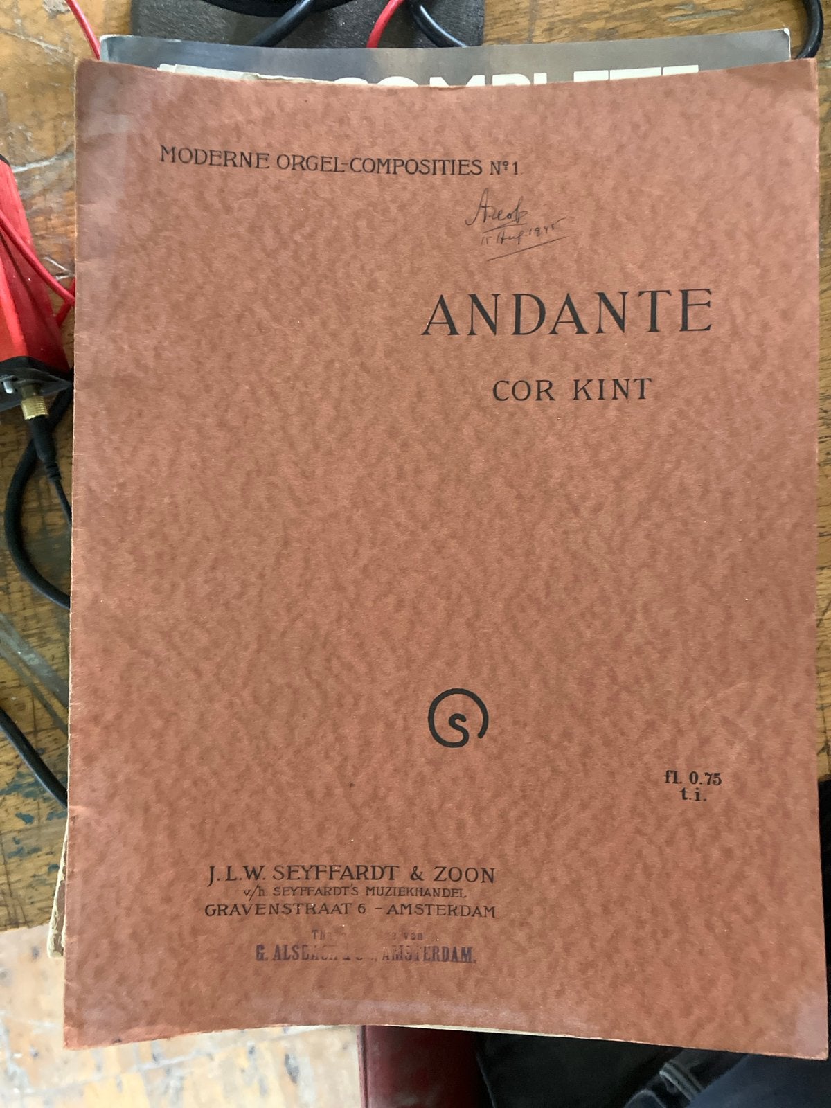 Andante - Moderne Orgel Composities Nº1 - Cor Kint, Orgel, Gebruikt, Klassiek, Ophalen of Verzenden