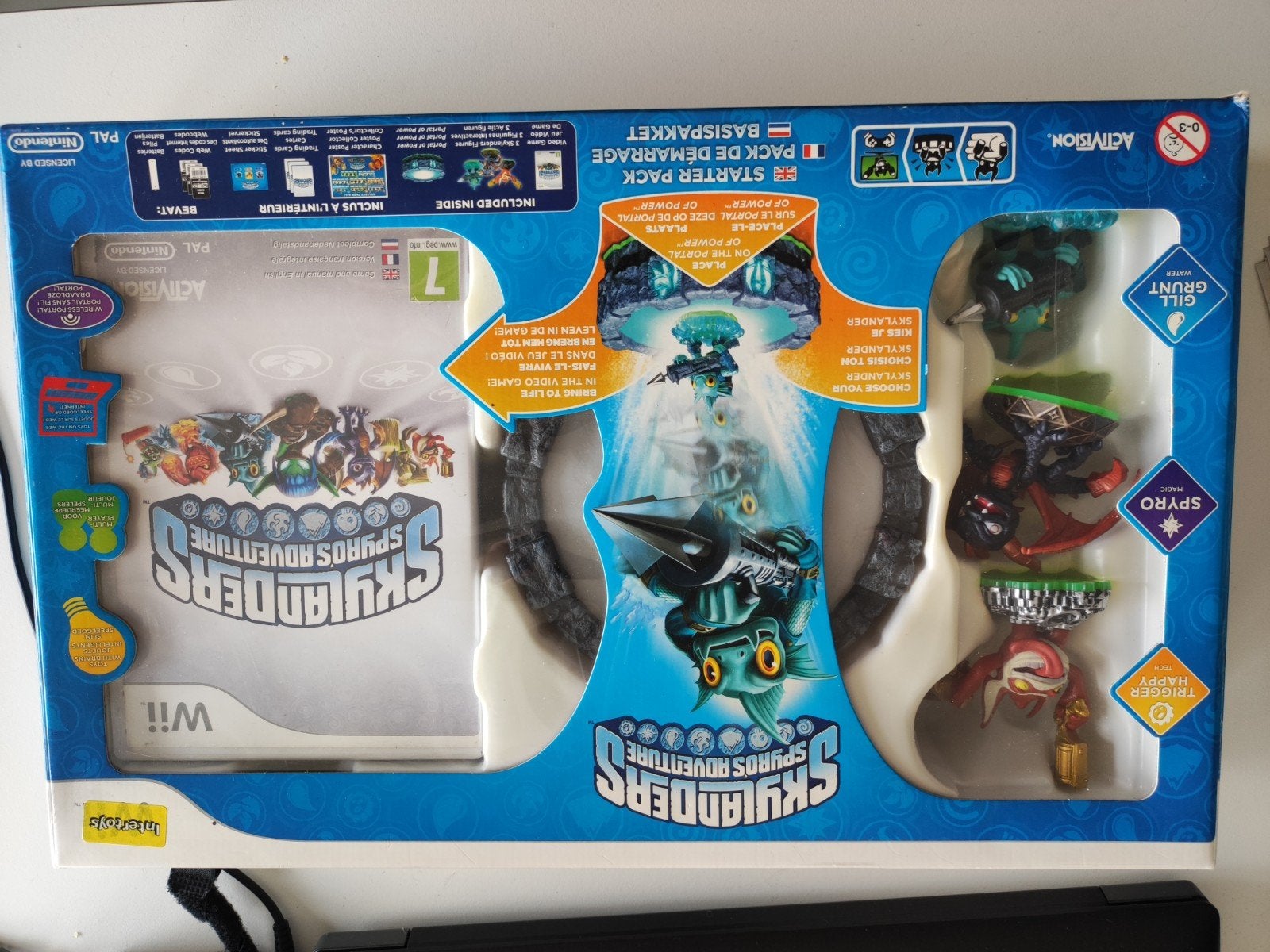 Skylanders Spyro's Adventure Starter Pack Wii, Avontuur en Actie, Gebruikt, 1 speler, Eén computer