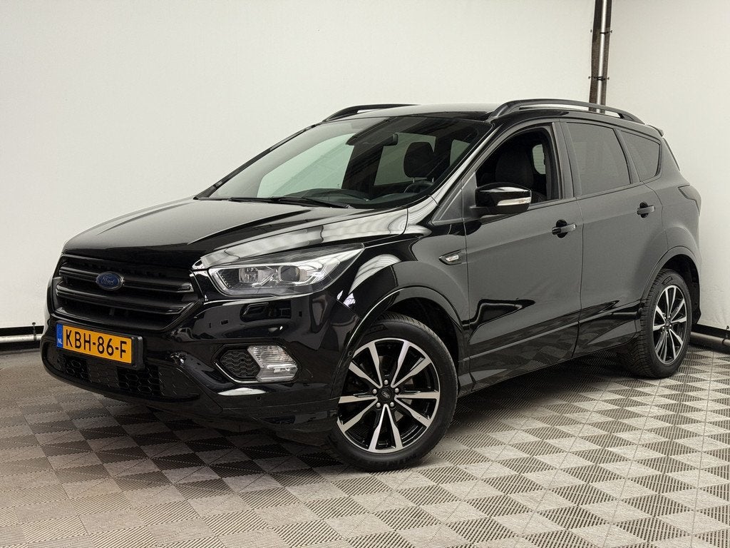 Ford Kuga 1.5 EcoBoost ST Line AWD Automaat Zeer Compleet, Auto's, Ford, Automaat, 4 cilinders, Met garantie (alle), Zwart