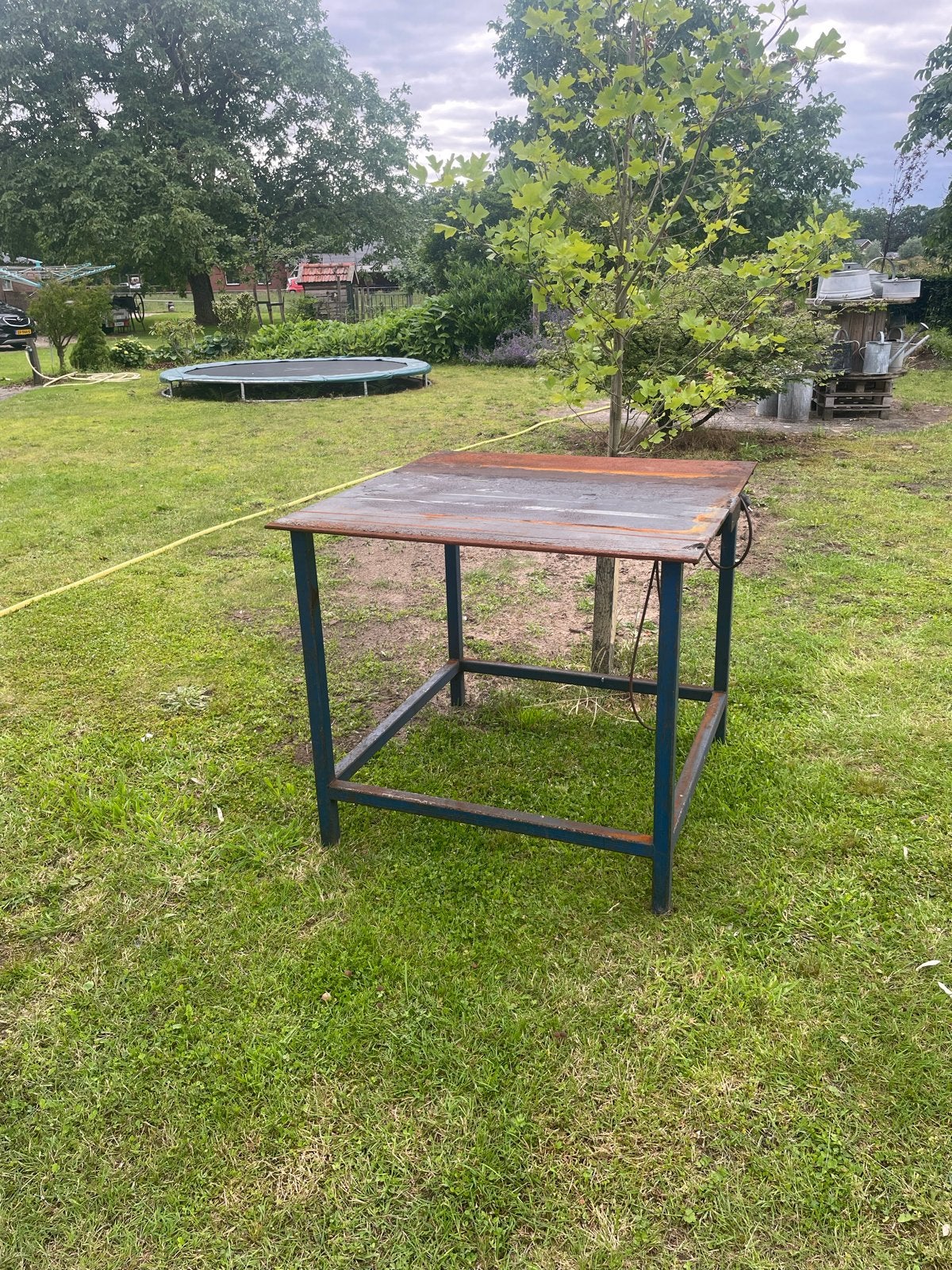 5 robuuste werktafels, ideaal voor werkplaats of garage, Doe-het-zelf en Verbouw, Ophalen, Gebruikt, 70 tot 120 cm
