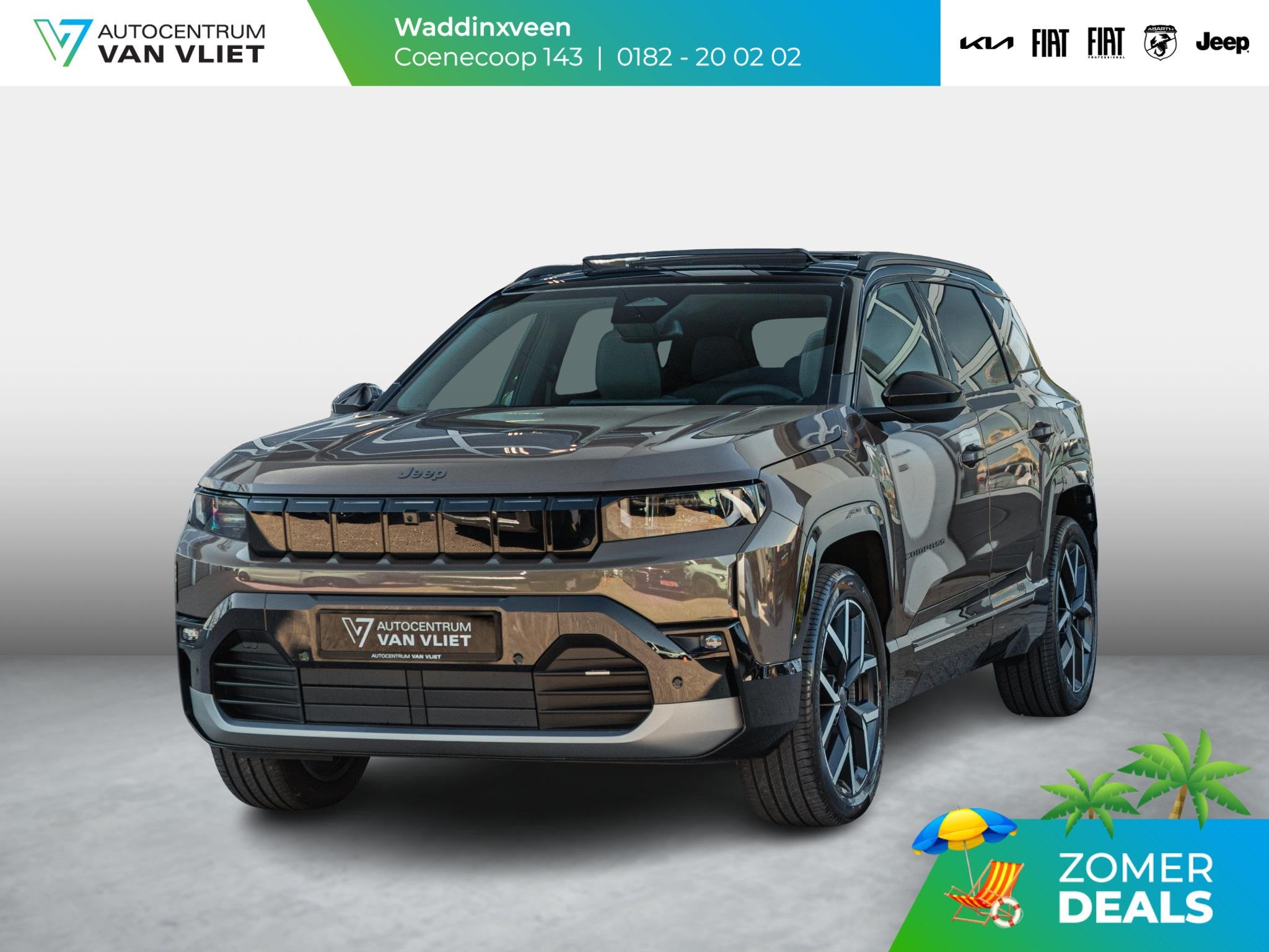 Jeep Compass First Edition 74 kWh | Adapt. Cruise | Camera |, Auto's, Jeep, 31 min, 600 kg, 1000 kg, SUV of Terreinwagen