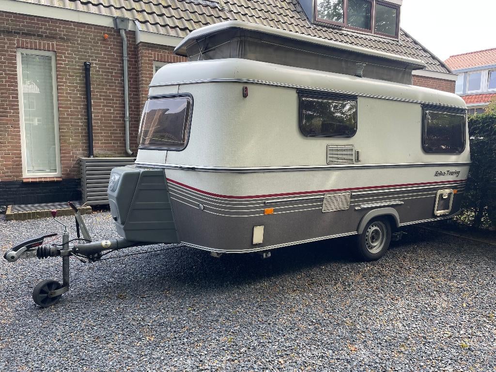 Eriba Touring Troll 1991 BOVAG onderhouden, Caravans en Kamperen, Caravans, Kachel, Kleine zit, Tot en met 3, Particulier