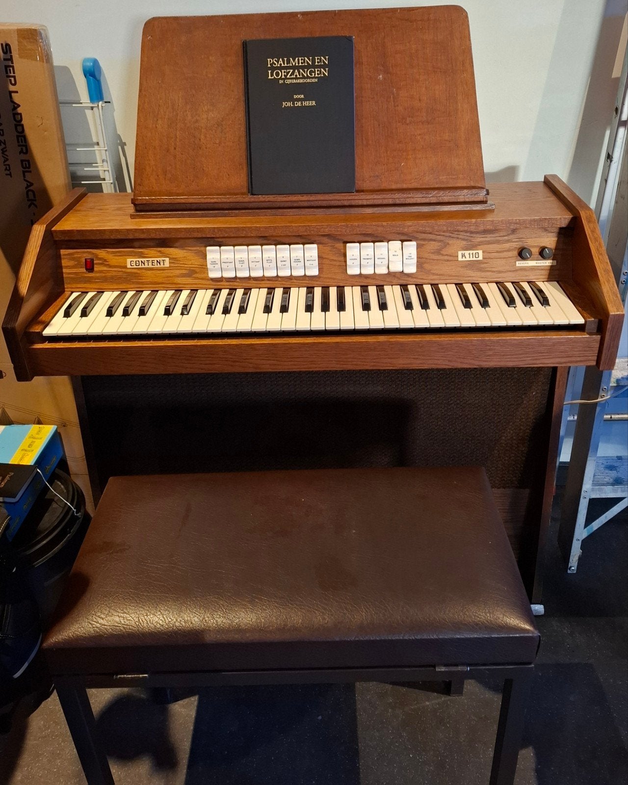 content orgel, Muziek en Instrumenten, Ophalen of Verzenden, Gebruikt, 1 klavier, Orgel