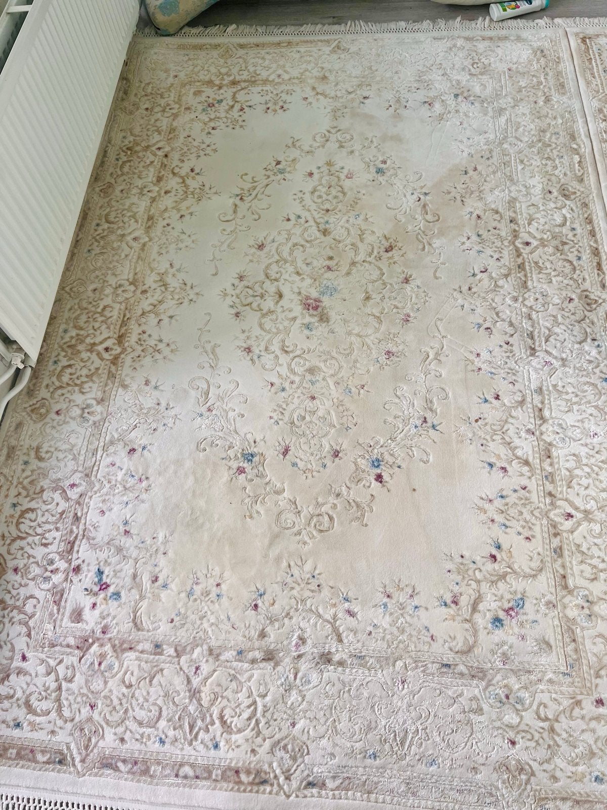 2 Turkish Tapijten, Ophalen of Verzenden, Zo goed als nieuw, 200 cm of meer, Crème