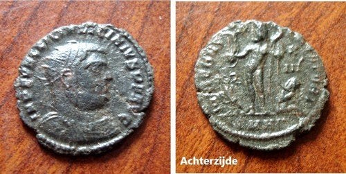 Romeinse bronzen munt keizer Licinius (308-324 ac.), Verzenden, Italië, Losse munt