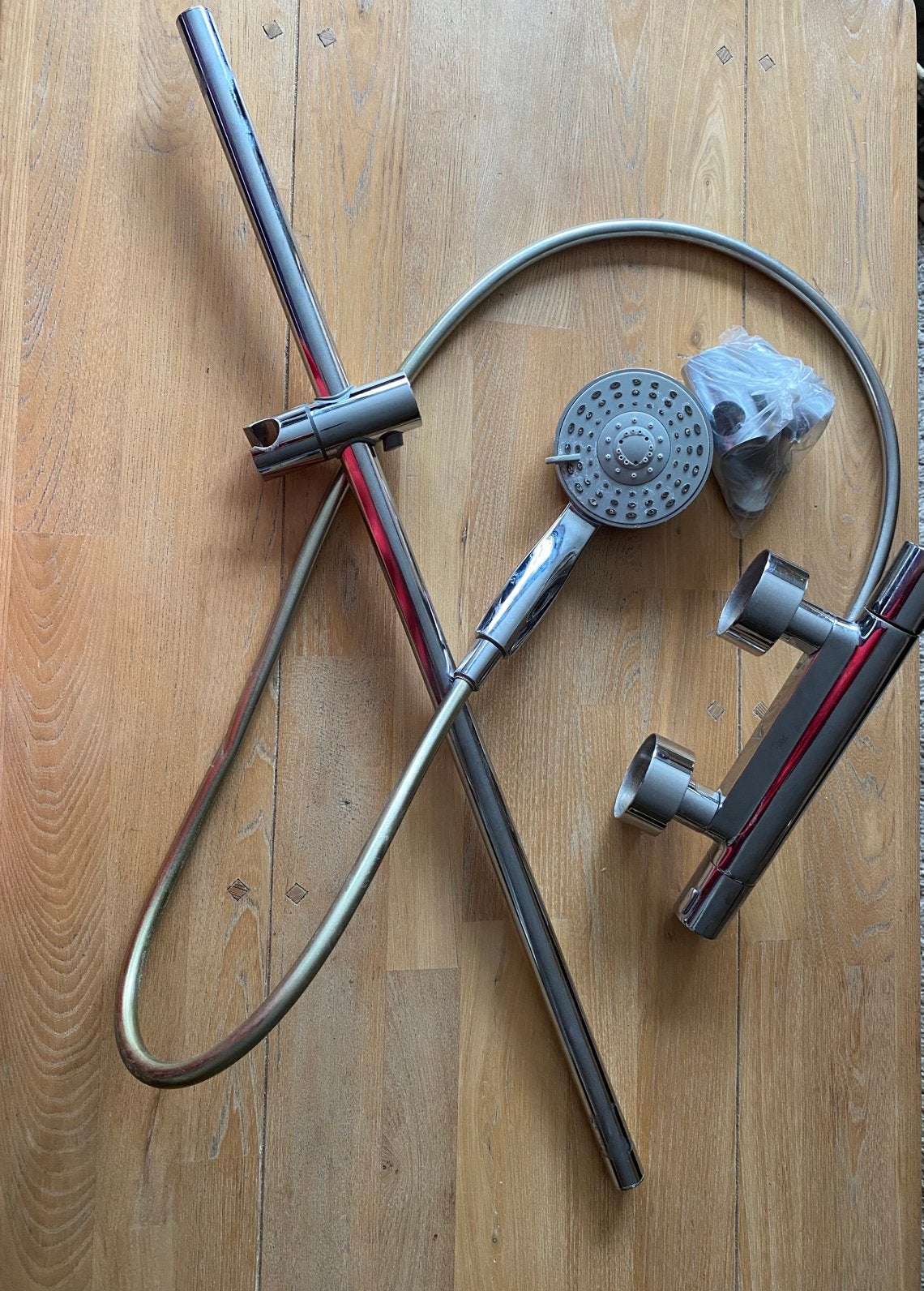 Complete doucheset (inclusief thermostaatkraan), Ophalen, Gebruikt, Douche