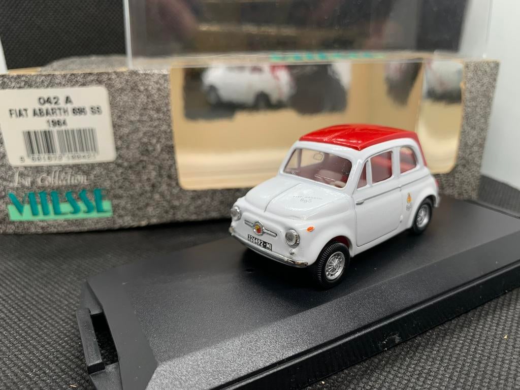 Vitesse Fiat 500 Abarth 1:43 OVP, Verzenden, Zo goed als nieuw, Auto, Overige merken