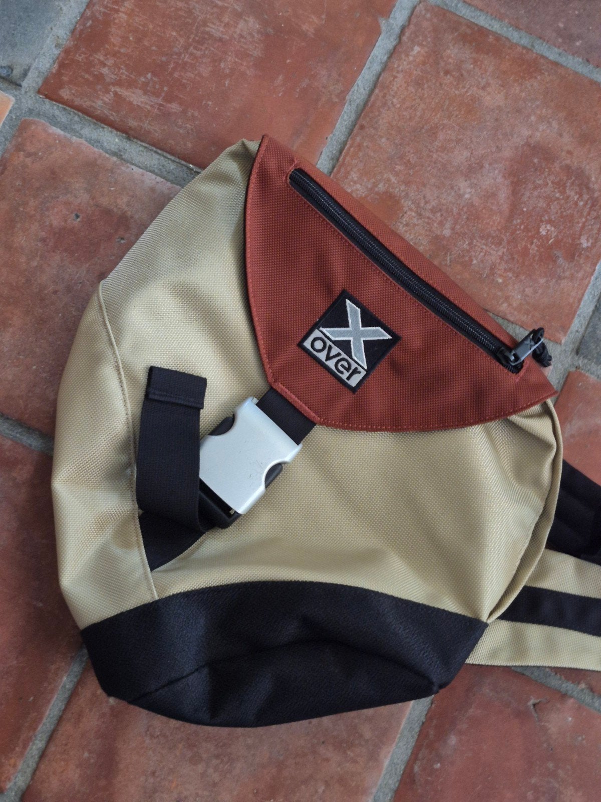 X-OVER Mexico City Crossbody Rugzak – Maat S (Sandy Beach), Ophalen of Verzenden, Zo goed als nieuw, 25 tot 40 cm, 30 tot 45 cm