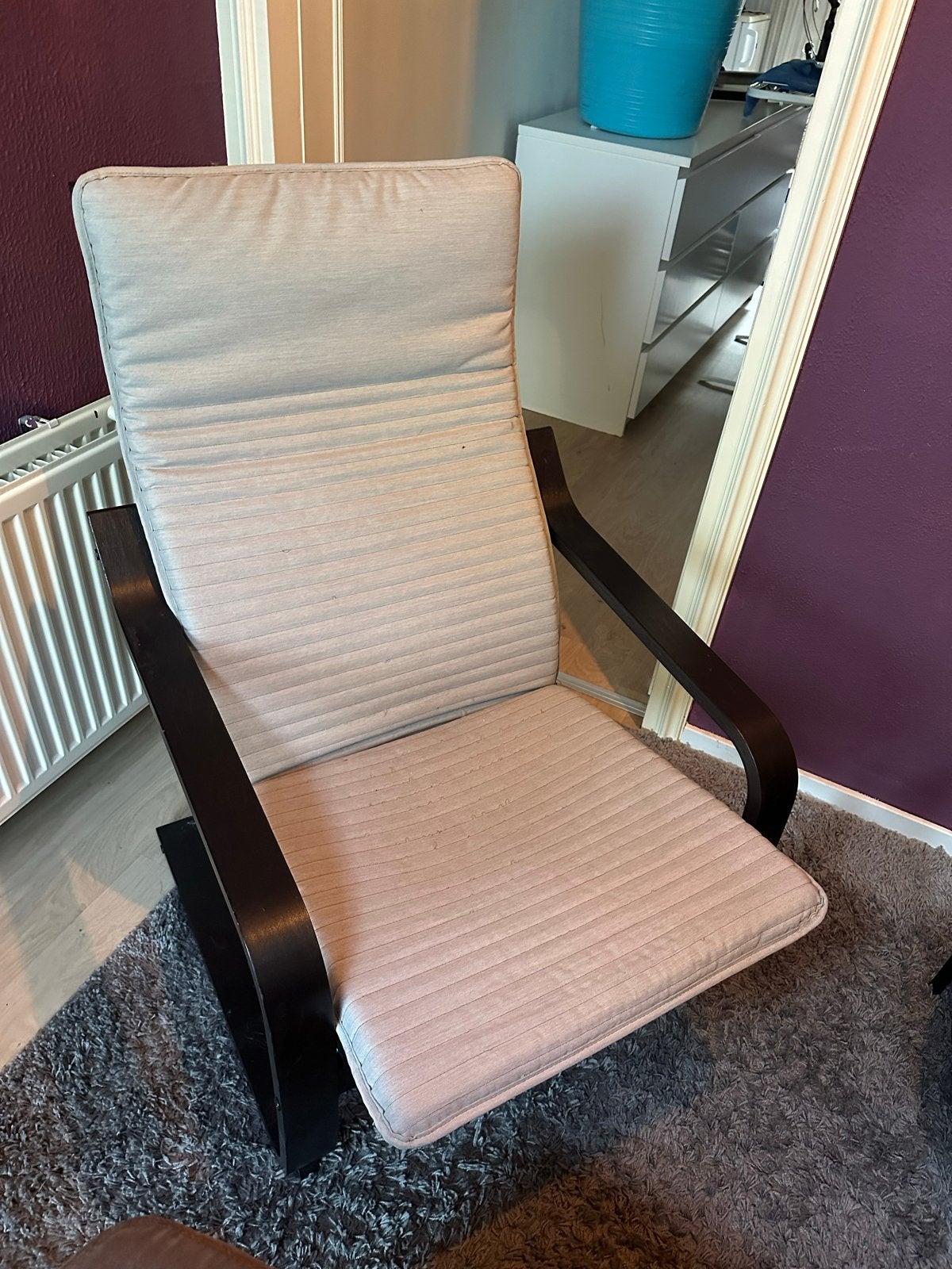 IKEA Poang Fauteuil - Comfortabele Stoel, Huis en Inrichting, Ophalen, Gebruikt, 75 tot 100 cm, 50 tot 75 cm