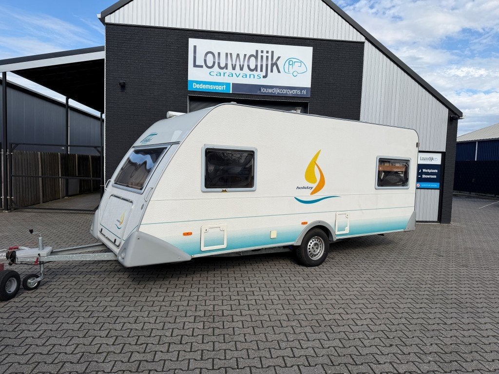 EIFELLAND Holiday 500 TK ’02 (6 pers., Stapelbed), Caravans en Kamperen, Caravans, Overige typen, 7 tot 8 meter, Bedrijf, Treinzit