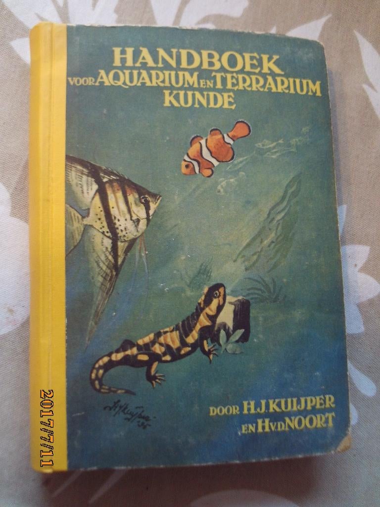 Handboek aquarium en terrarium kunde 1935 Hobbyboek Vissen, Dieren en Toebehoren, Vissen | Aquaria en Toebehoren, Ophalen of Verzenden