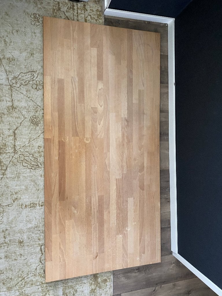 ikea bureau blad plank, Ophalen, Overige typen, Gebruikt, 155 cm