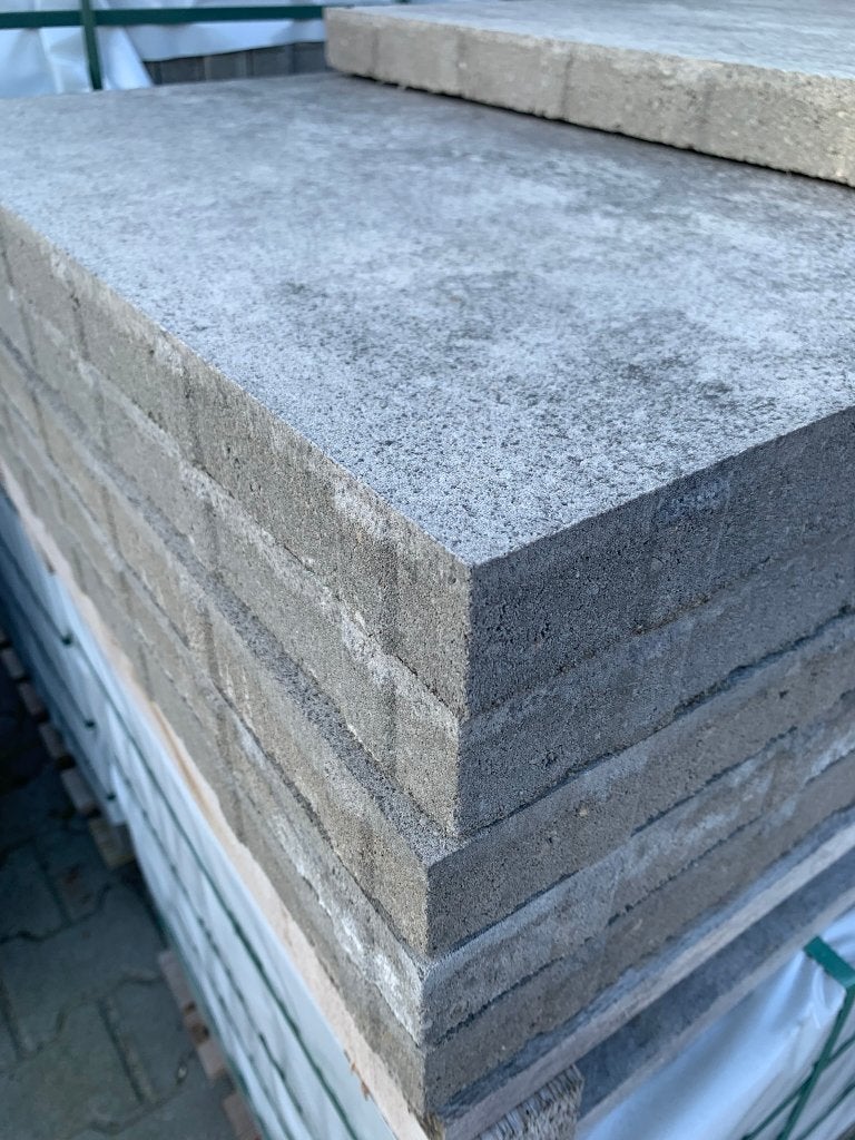 Terrastegel Piastrella 60x60 Grigio Nero geïmpreg. - J&W 3, Tuin en Terras, Ophalen, Nieuw, 10 m² of meer, Nvt