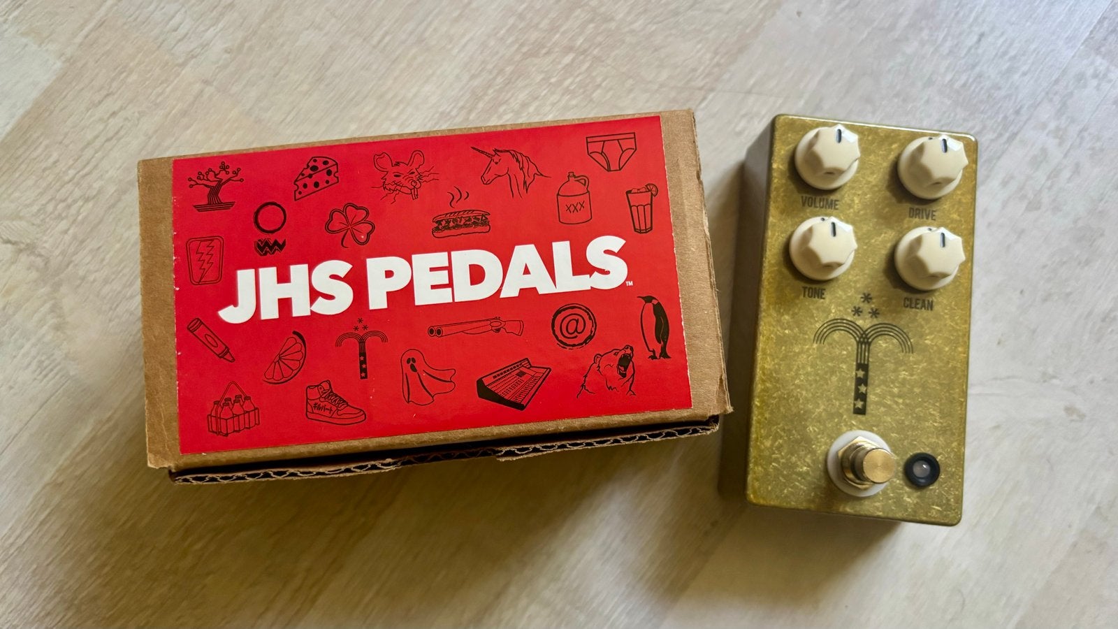 JHS Morning Glory Clean Overdrive gitaarpedaal, Muziek en Instrumenten, Effecten, Ophalen of Verzenden, Zo goed als nieuw, Distortion, Overdrive of Fuzz