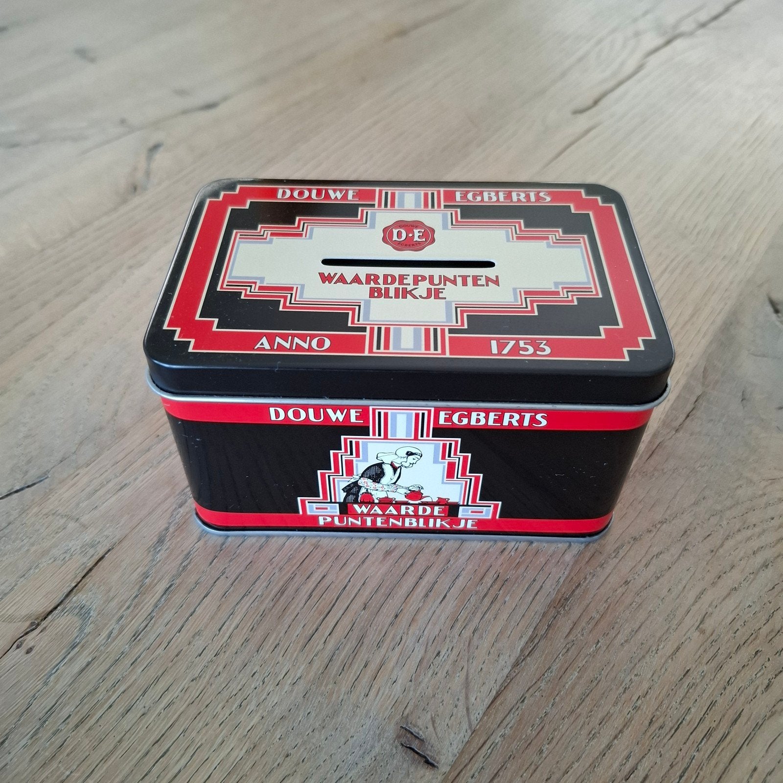 Douwe Egberts waardepunten blikje nieuw, Verzamelen, Blikken, Ophalen of Verzenden, Nieuw, Overige, Douwe Egberts