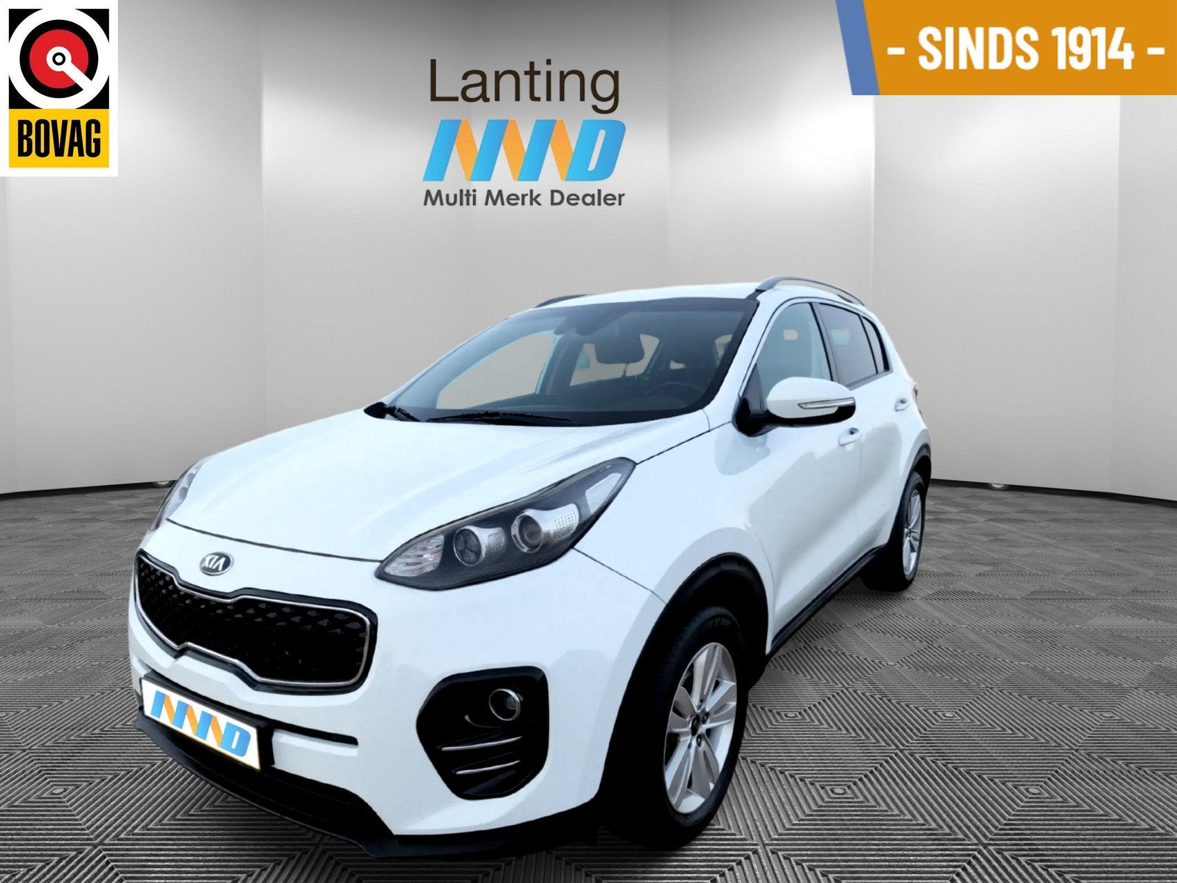 Kia Sportage 1.6 GDI DynamicLine, Stof, Gebruikt, 4 cilinders, Met garantie (alle)