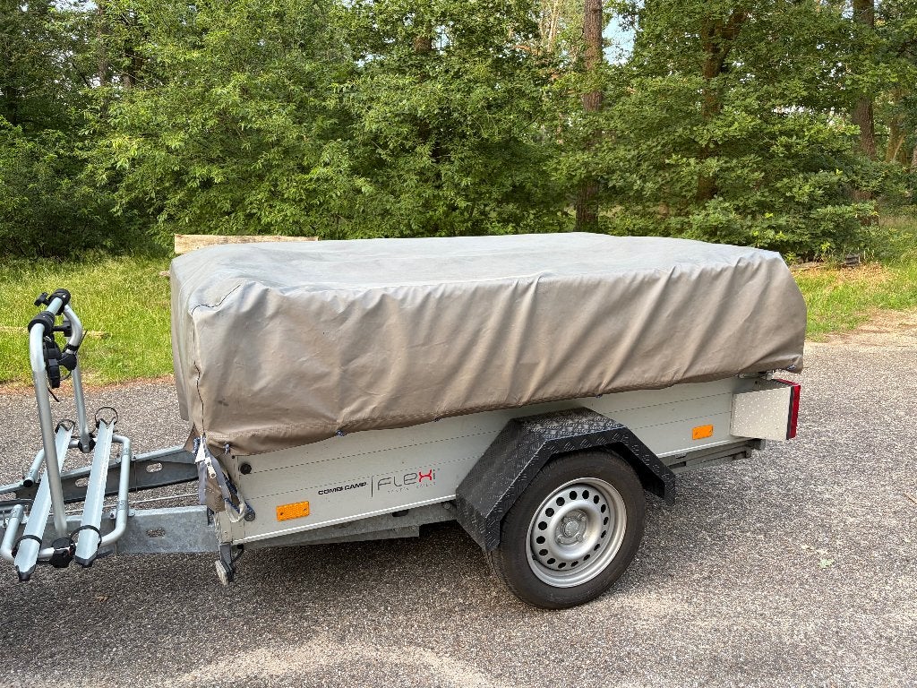 Combi camp Flexi tent en trailer uit 2016, Ophalen, Combi-Camp, Blauw, Tot en met 4