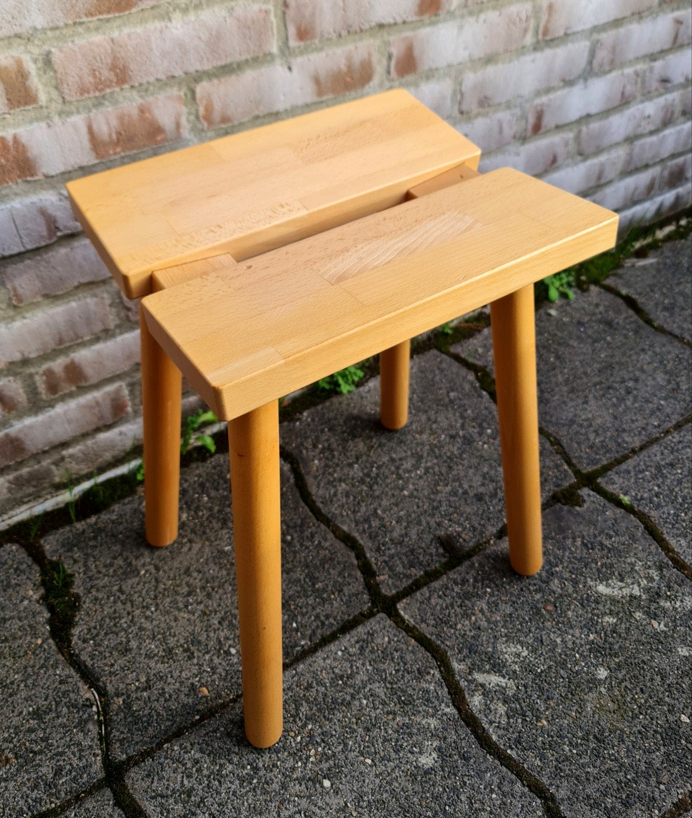IKEA YPPERLIG kruk design door HAY beukenhout goede staat, Huis en Inrichting, Ophalen, Gebruikt, Hout
