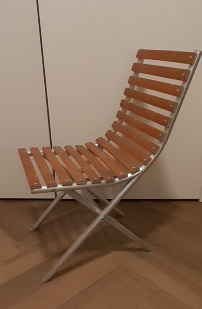 Inklapbare stoelen prima stevige stoelen 2 x inklapbaar, Huis en Inrichting, Stoelen, Ophalen, Gebruikt, Hout, Twee