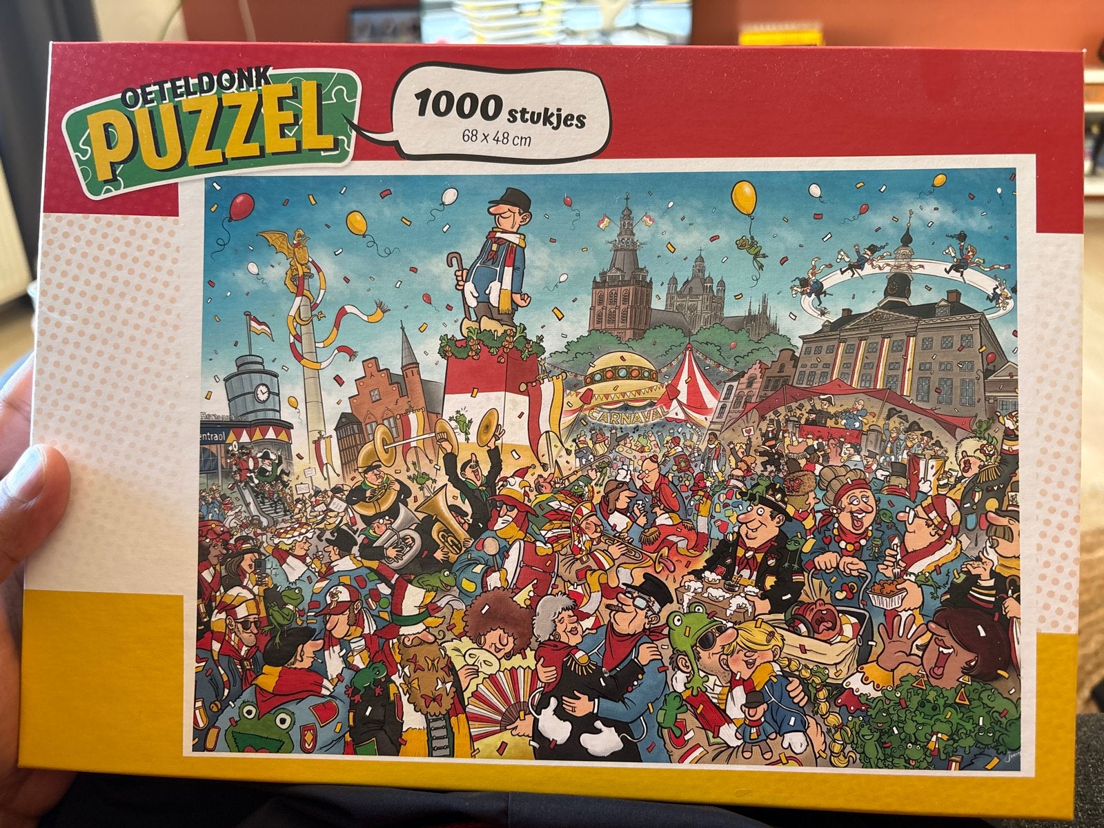 Oeteldonk Puzzel 1000 stukjes - Carnaval Den Bosch, Ophalen, 500 t/m 1500 stukjes, Nieuw, Legpuzzel