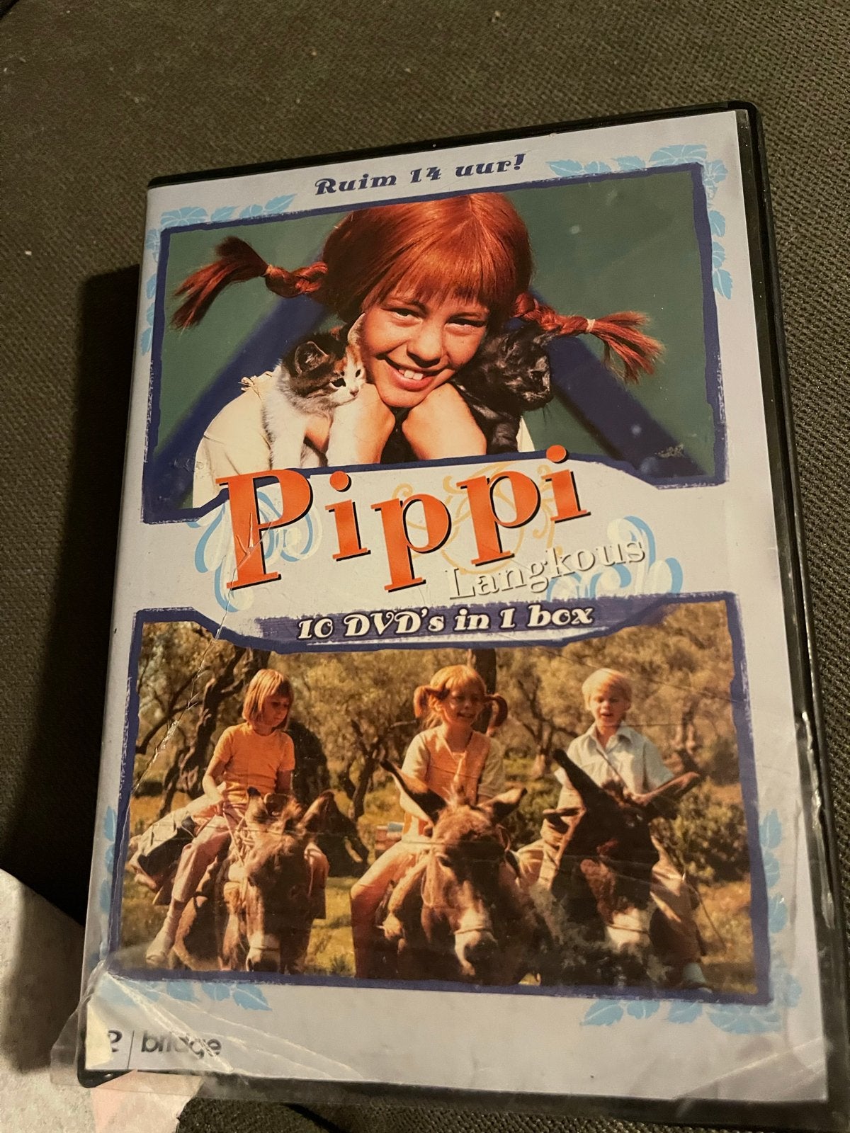 Pippi Langkous - 10 DVD's in 1 box - Ruim 14 uur kijkplezier, Avontuur, Verzamelbox, Alle leeftijden, Nieuw in verpakking