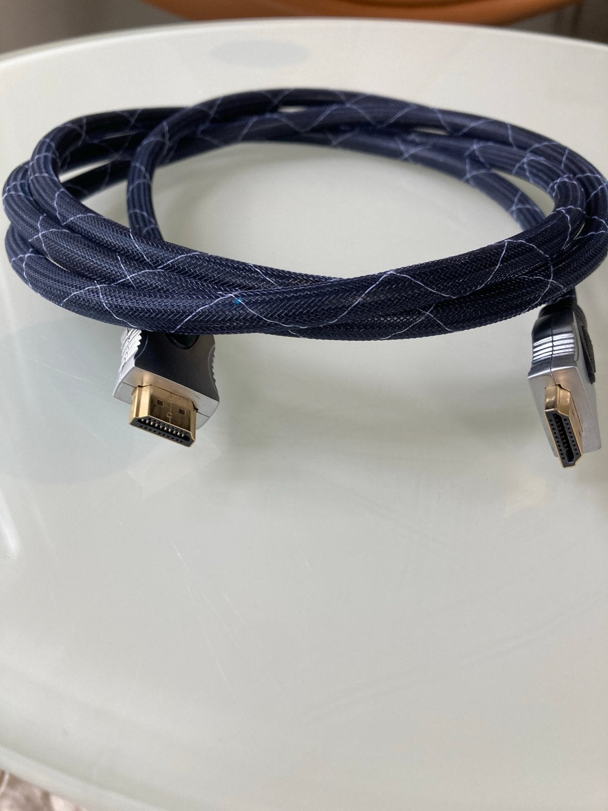 Gevlochten HDMI-kabel - Hoge kwaliteit, Ophalen, Zo goed als nieuw, Minder dan 2 meter, HDMI-kabel