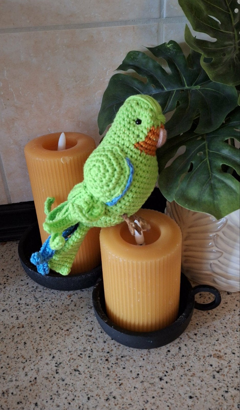 Decoratie Muspapagaai papagaai vogel, Ophalen of Verzenden, Nieuw