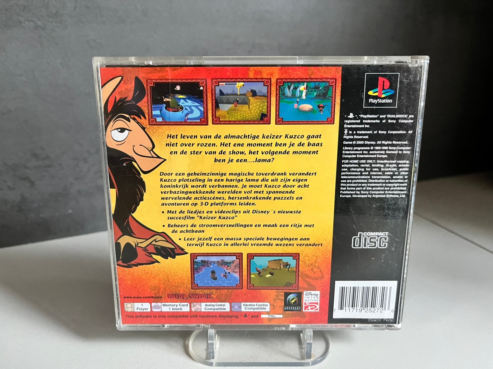 Disney's Keizer Kuzco PlayStation 1 PS1 Game Compleet, S, 1 speler, P, Ophalen of Verzenden