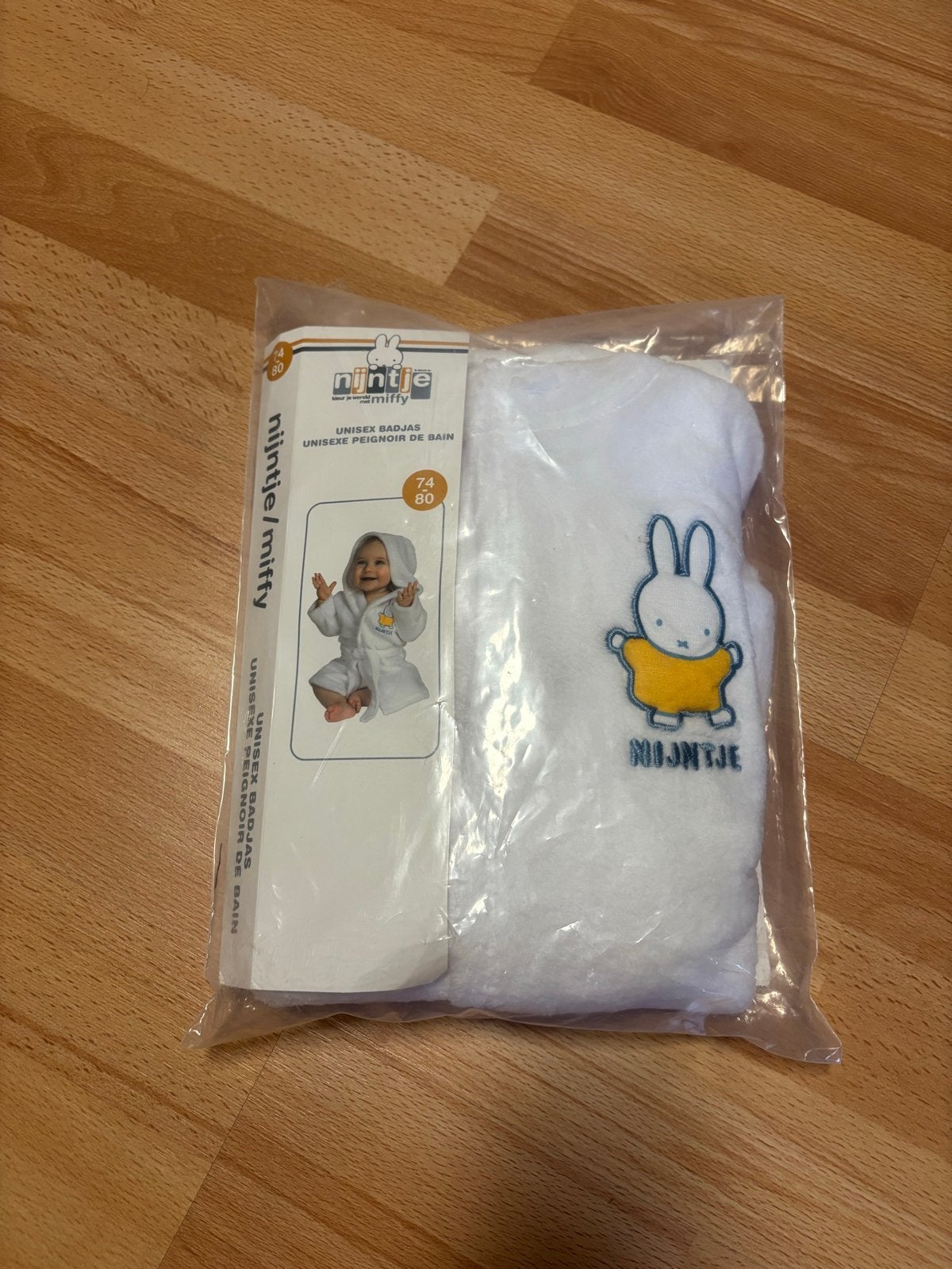 Nieuwe Nijntje/Miffy badjas - Maat 74/80, Ophalen, Nieuw, Jongetje of Meisje