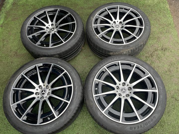 Originele Mercedes R21 AMG Velgen W166 EQS A2974011400, Auto-onderdelen, Gebruikt, Velg(en), Personenwagen, Zomerbanden