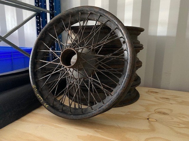 Bugatti spaak wielen/velgen, Auto-onderdelen, Ophalen, 17 inch, Zomerbanden, Velg(en)