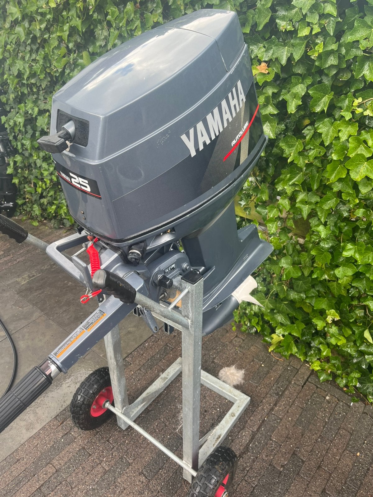 Yamaha 25 pk autolube 3 cilinder kortstaart, Ophalen of Verzenden, Zo goed als nieuw, Benzine, Met afstandsbediening