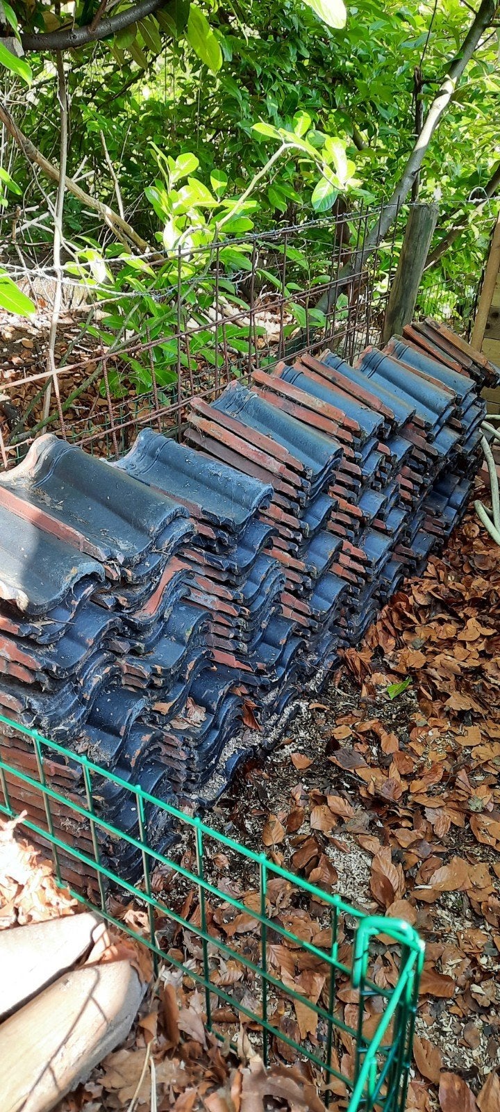 Gratis op te halen 65 dakpannen, Ophalen, Gebruikt, Dakpannen, Overige kleuren