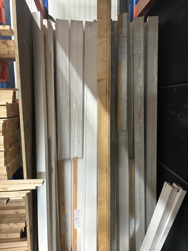 Nieuwe grenen binnendeurkozijnen 90 en 114 mm, 80 tot 100 cm, 215 cm of meer, Binnendeur, Nieuw