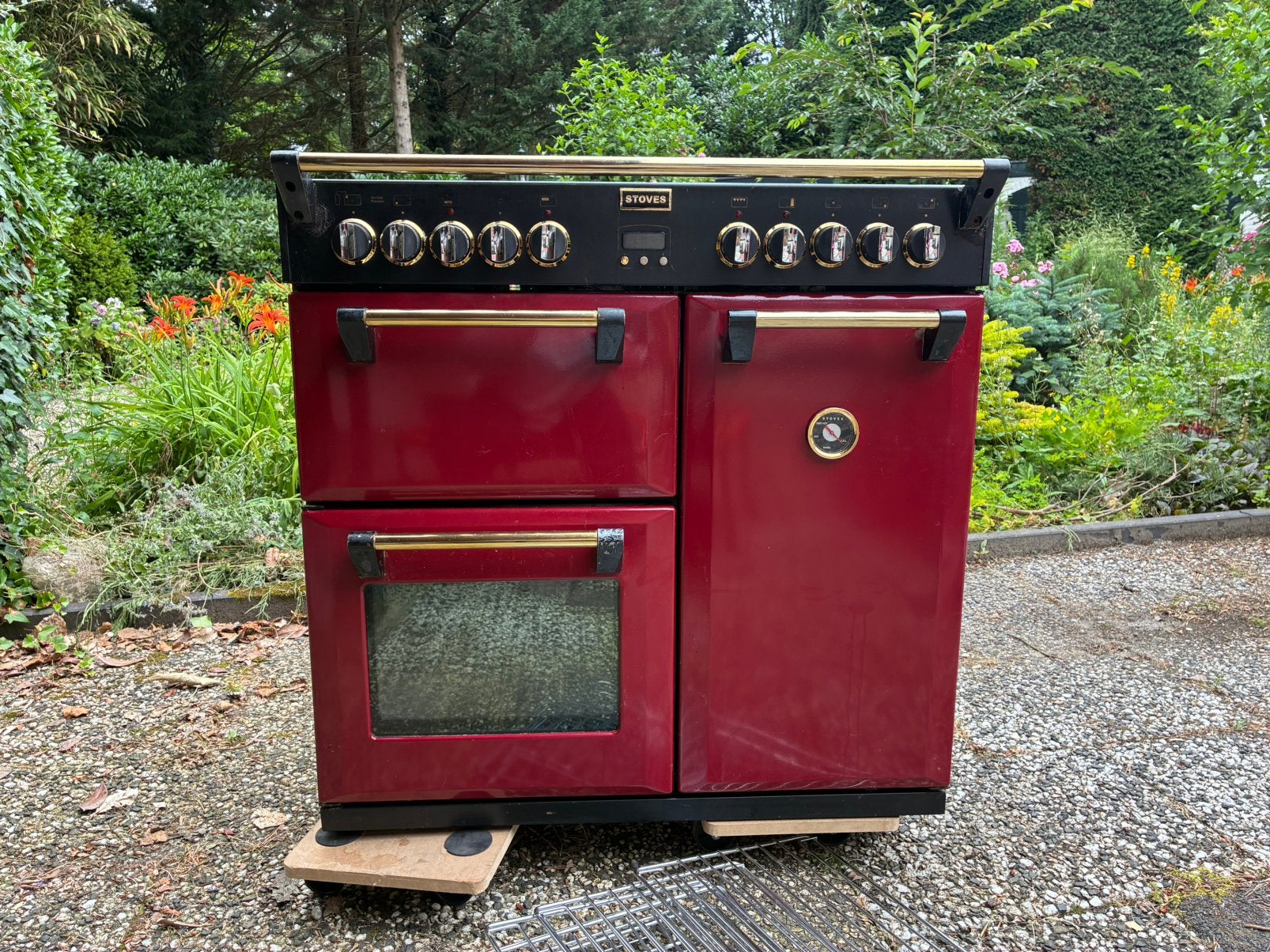 Stoves Richmond gasfornuis met drie ovens, 90cm, Ophalen, Gebruikt, Gas