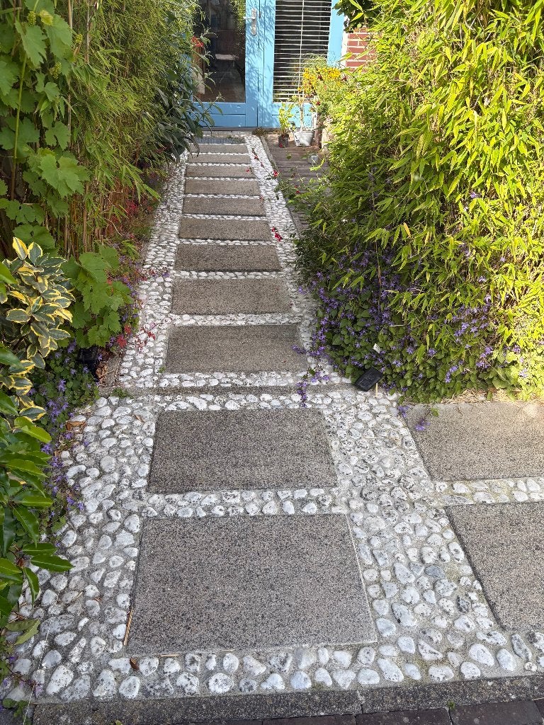 betonnen tegels en opluitbanden, Tuin en Terras, Tegels en Klinkers, Ophalen, Gebruikt, 5 tot 10 m², Beton