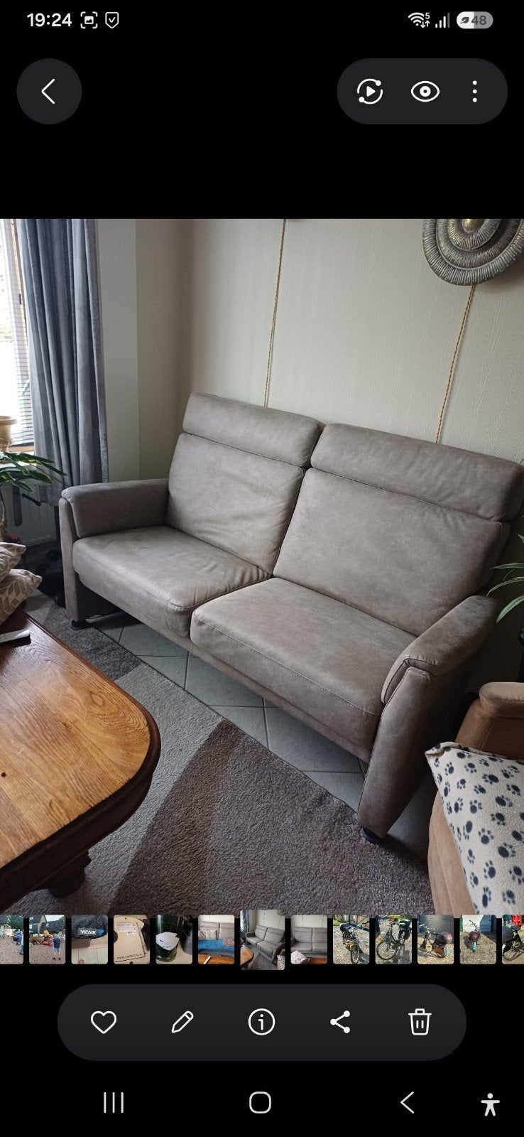 2,5 zits bankstel, Ophalen, Gebruikt
