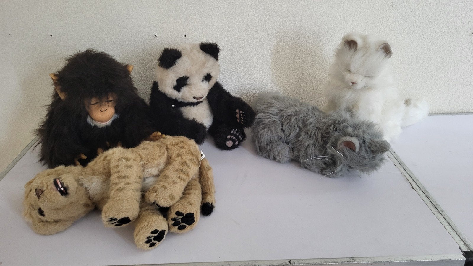 Furreal Fur Real zittende kat, liggende kat, aap, panda, Ophalen of Verzenden, Gebruikt, Overige merken