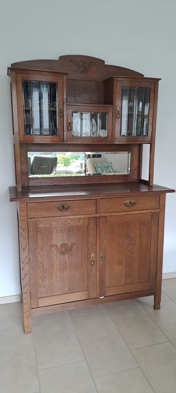 Buffetkast art deco 1920 in smetteloze staat, Ophalen, Gebruikt, 100 tot 150 cm, 150 tot 200 cm
