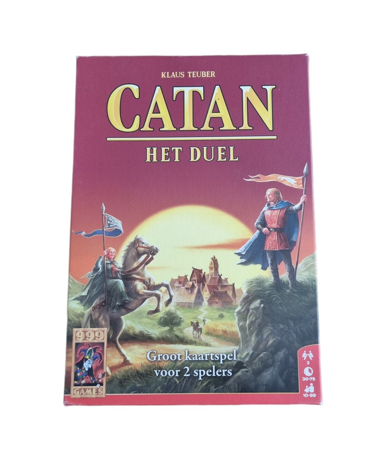 Catan: Het Duel groot kaartspel - Zo goed als nieuw, Een of twee spelers, Ophalen of Verzenden, Zo goed als nieuw, 999 Games