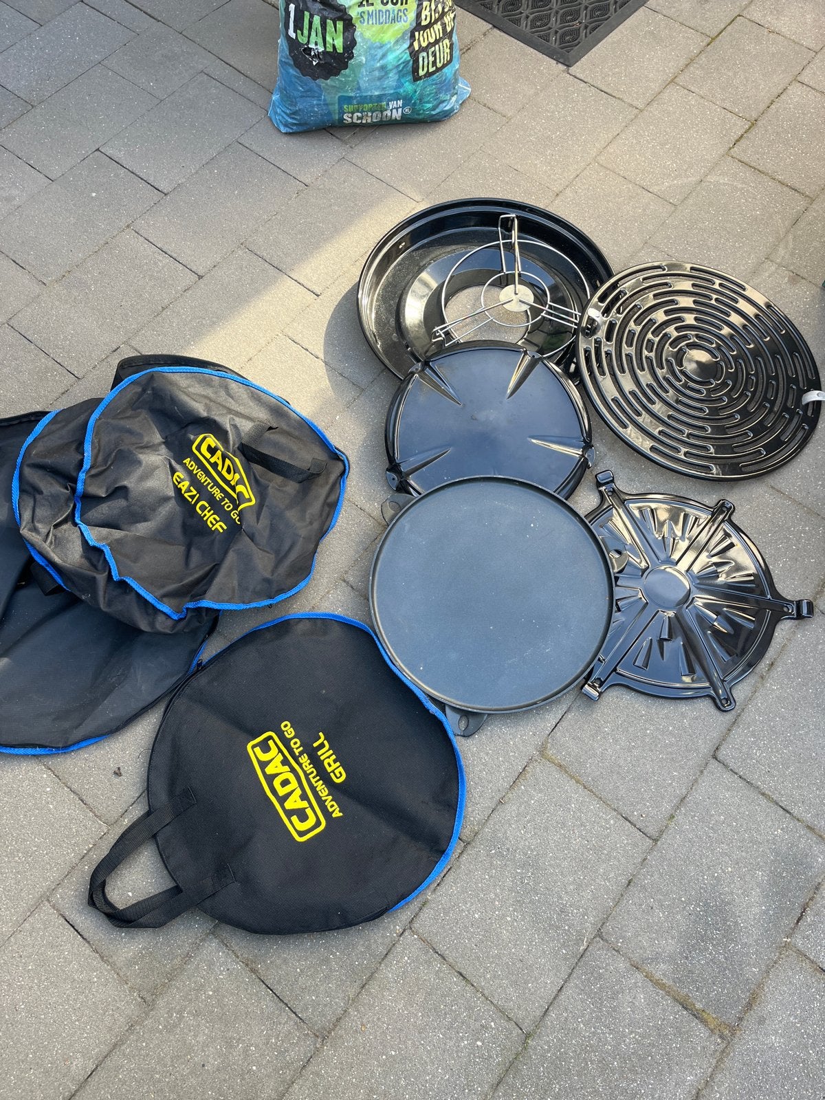 Cadac Eazi Chef & Grill BBQ onderdelen en tassen, Ophalen of Verzenden, Gebruikt