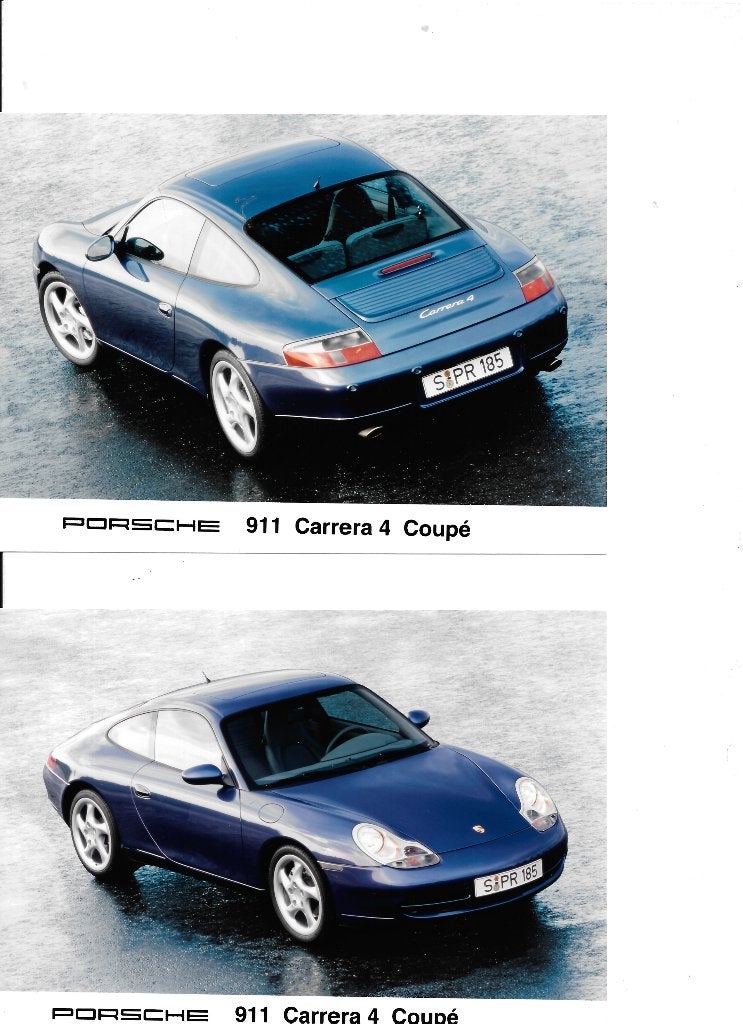 PORSCHE 911 CARRERA 4 COUPE,  persfoto's, Ophalen of Verzenden, Zo goed als nieuw, Porsche