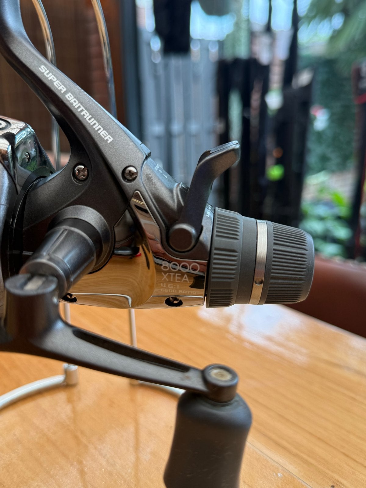 *** Shimano Super Baitrunner 8000 XTEA Vismolen ***, Ophalen of Verzenden, Gebruikt, Molen