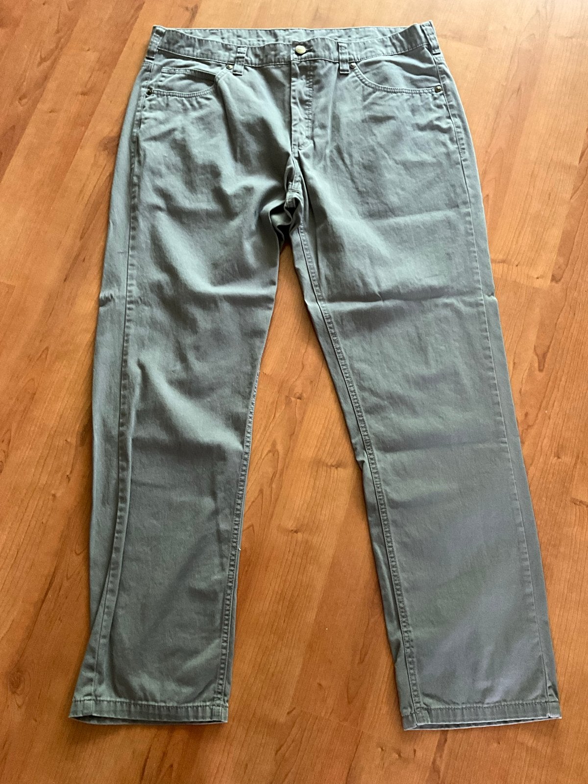 BPC Bonprix Collection Grijze Katoenen Broek Maat 54, Verzenden, Zo goed als nieuw, Maat 52/54 (L), Grijs