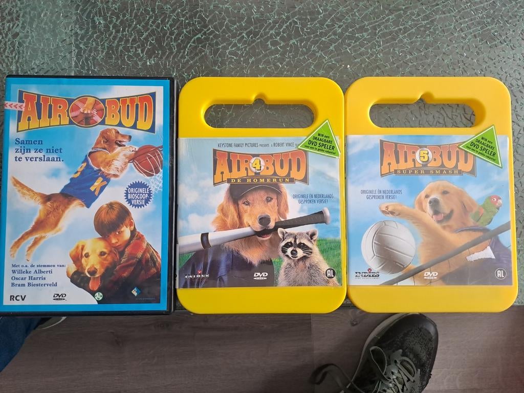 Air bud - 3x (dvd), Alle leeftijden, Ophalen of Verzenden, Zo goed als nieuw