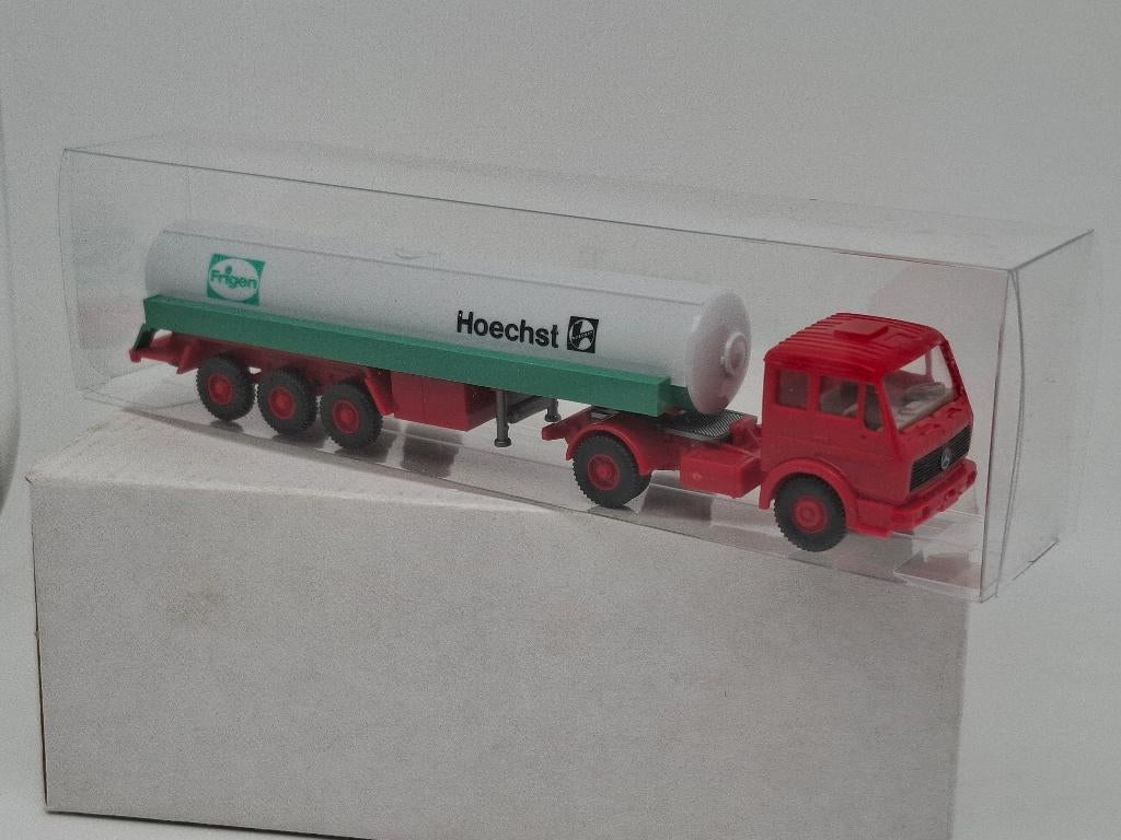 Hoechst Chemie tankwagen - Wiking 1/87, Verzenden, Zo goed als nieuw, Bus of Vrachtwagen, Wiking