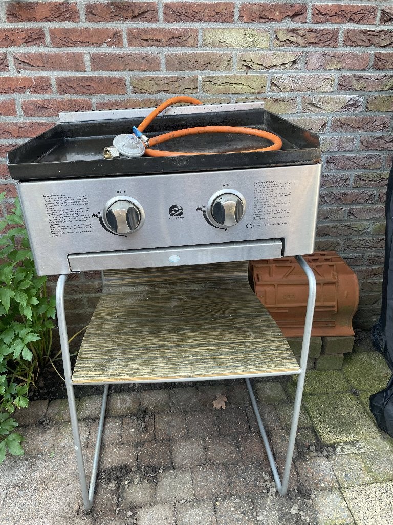 Gasbakplaat Fun Camp met gasfles 6 kg, Ophalen, Gebruikt, FUNCAMP